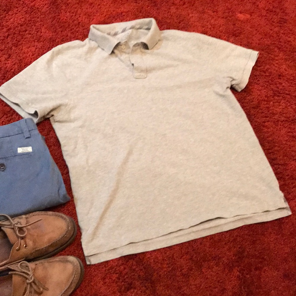 J Crew Polo - Light Grey